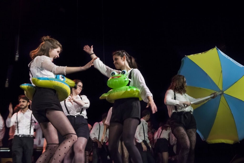 Spectacle Electrogenese, de la chorale universitaire de Nancy, Salle Poirel, 2018. Photographié par Alice Meyer