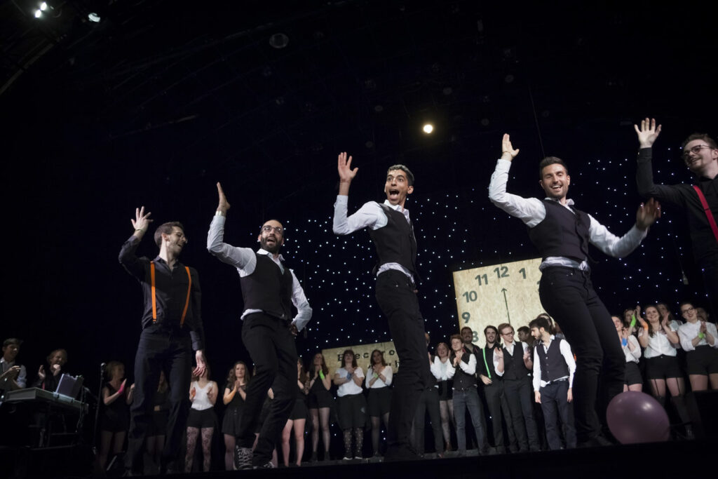 Spectacle Electrogenese, de la chorale universitaire de Nancy, Salle Poirel, 2018. Photographié par Alice Meyer