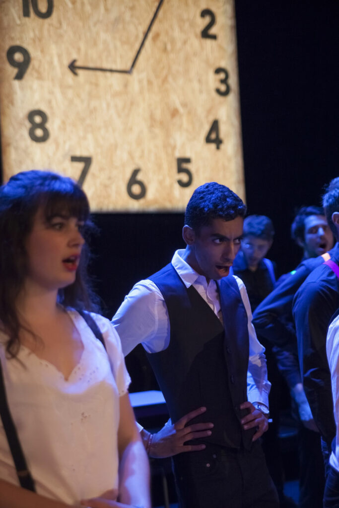 Spectacle Electrogenese, de la chorale universitaire de Nancy, Salle Poirel, 2018. Photographié par Alice Meyer